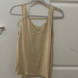 J CREW nude reversible layering tank, worn once, great condition!
